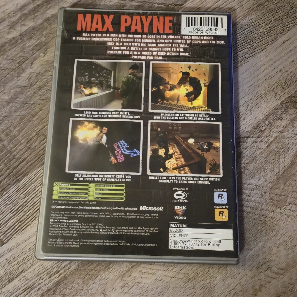 Max Payne Platinum Hits & Dead Space Xbox 360 Game Bundle CIB Tested Manuals - Picture 4 of 11